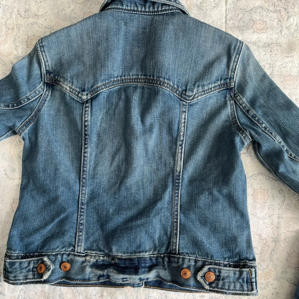 GAP Blue Denim Jean Jacket Cropped‎ Style